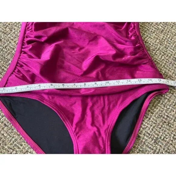 DKNY One Piece Womens Size Medium Swimsuit Padded Pink New With Tags - Picture 5 of 13